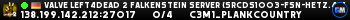 Valve Left4Dead 2 Falkenstein Server (srcds1003-fsn-hetz.421.3)
