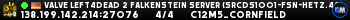 Valve Left4Dead 2 Falkenstein Server (srcds1001-fsn-hetz.421.62