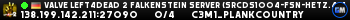 Valve Left4Dead 2 Falkenstein Server (srcds1004-fsn-hetz.421.76