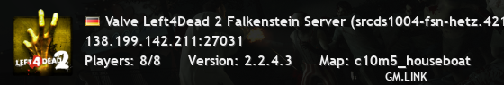 Valve Left4Dead 2 Falkenstein Server (srcds1004-fsn-hetz.421.17