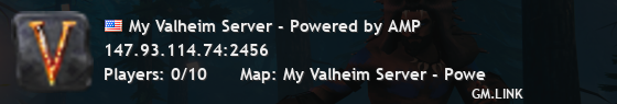 My Valheim Server - Powered by AMP
