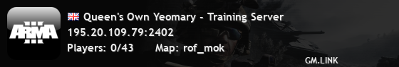 Queen's Own Yeomary - Training Server