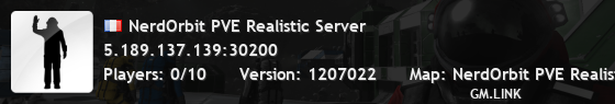 NerdOrbit PVE Realistic Server