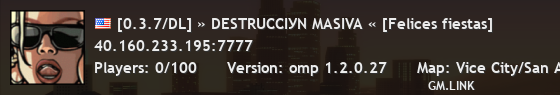 [0.3.7/DL] » DESTRUCCIУN MASIVA « [Felices fiestas]