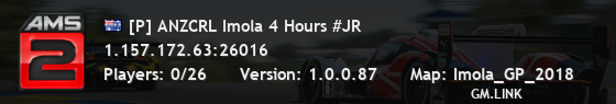 [P] ANZCRL Imola 4 Hours #JR