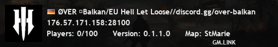 ØVER ︱Balkan/EU Hell Let Loose//discord.gg/over-balkan