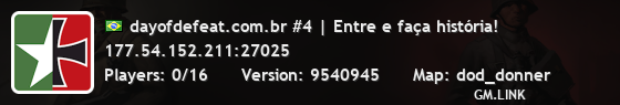 dayofdefeat.com.br #4 | Entre e faça história!