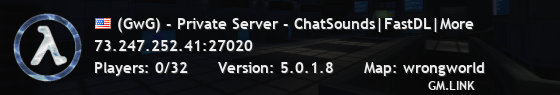 (GwG) - Private Server - ChatSounds|FastDL|More