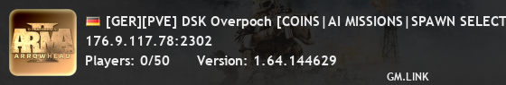 [GER][PVE] DSK Overpoch [COINS|AI MISSIONS|SPAWN SELECT|PLOTMAN