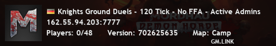 Knights Ground Duels - 120 Tick - No FFA - Active Admins
