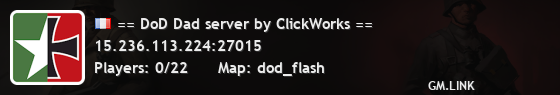 == DoD Dad server by ClickWorks ==
