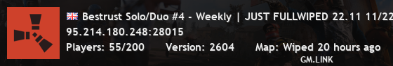 Bestrust Solo/Duo #4 - Weekly | JUST FULLWIPED 22.11 11/22