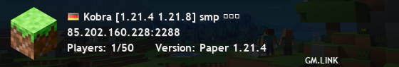 Kobra [1.21.4 1.21.8] smp שרת