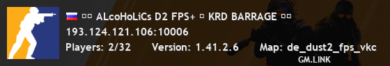Ⓜ️ ALсoHoLiCs D2 FPS+ ◽ KRD BARRAGE ☢️
