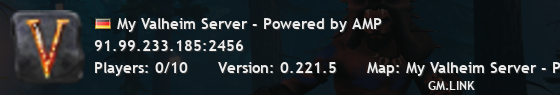 My Valheim Server - Powered by AMP
