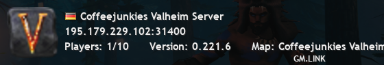 Coffeejunkies Valheim Server