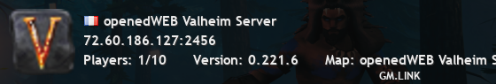 openedWEB Valheim Server