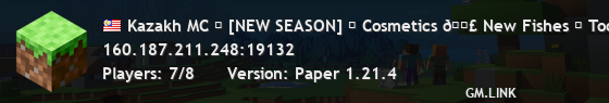 Kazakh MC ◆ [NEW SEASON] ❤ Cosmetics 🎣 New Fishes ⛏ Toolskins