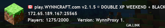 play.WYNNCRAFT.com v2.1.5 ✦ DOUBLE XP WEEKEND + BLACK FRIDAY SALE!