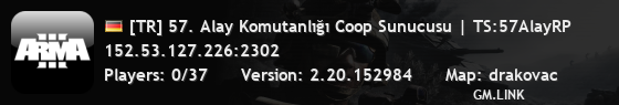 [TR] 57. Alay Komutanlığı Coop Sunucusu | TS:57AlayRP