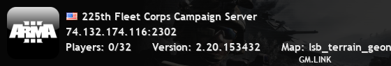 225th Fleet Corps Campaign Server