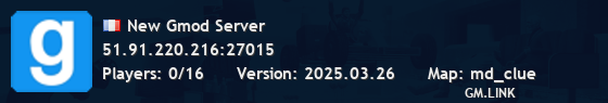 New Gmod Server
