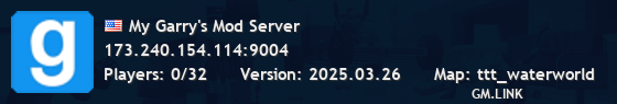 My Garry's Mod Server