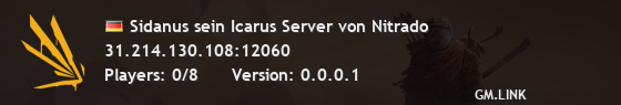 Sidanus sein Icarus Server von Nitrado