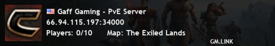 Gaff Gaming - PvE Server