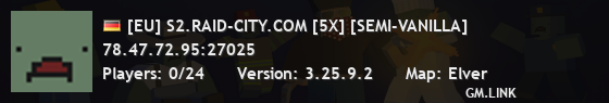 [EU] S2.RAID-CITY.COM [5X] [SEMI-VANILLA]