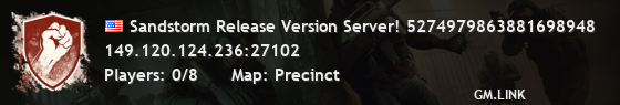 Sandstorm Release Version Server! 5274979863881698948