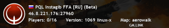 PQL Instagib FFA [RU] (Beta)