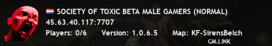 SOCIETY OF TOXIC BETA MALE GAMERS (NORMAL)