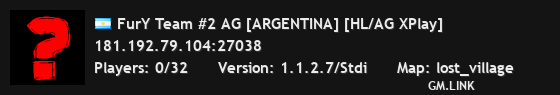 FurY Team #2 AG [ARGENTINA] [HL/AG XPlay]