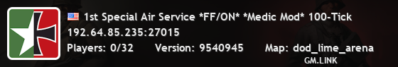 1st Special Air Service *FF/ON* *Medic Mod* 100-Tick