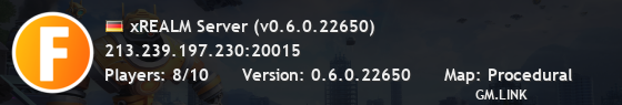 xREALM Server (v0.6.0.22650)