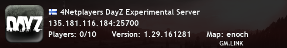 4Netplayers DayZ Experimental Server