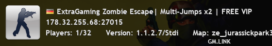 ExtraGaming Zombie Escape| Multi-Jumps x2 | FREE VIP