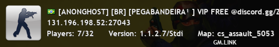 [ANONGHOST] [BR] [PEGABANDEIRA¹ ] VIP FREE @discord.gg/ZK6X79kpvW