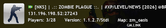 [NKS] | .:: ZOMBIE PLAGUE ::. | #XP/LEVEL/NEWS [2026] @BRXGames