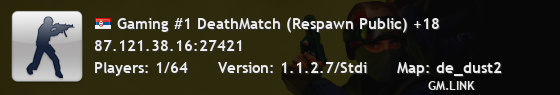 DeathMatch (CSDM) Uj IP! 193.224.130.190:27015