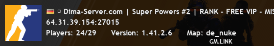 █ Dima-Server.com | Super Powers #2 | RANK - FREE VIP - MISSI