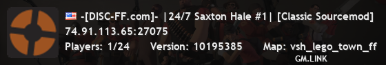 -[DISC-FF.com]- |24/7 Saxton Hale #1| [Classic Sourcemod]