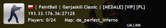 | PaintBall | Ganjaskill Classic | [MEDALE] [VIP] [PL]