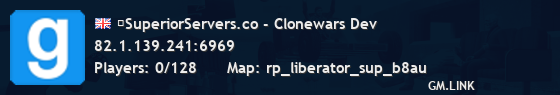 ★SuperiorServers.co - Clonewars Dev