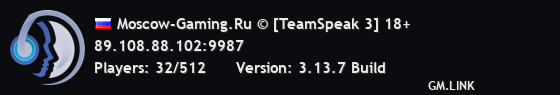 Moscow-Gaming.Ru © [TeamSpeak 3] 18+
