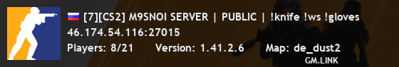 [7][CS2] M9SNOI SERVER | PUBLIC | !knife !ws !gloves