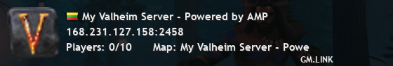 My Valheim Server - Powered by AMP