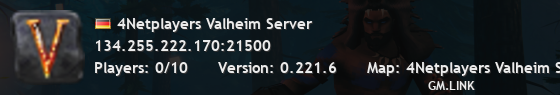 4Netplayers Valheim Server
