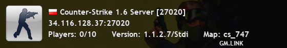 Counter-Strike 1.6 Server [27020]